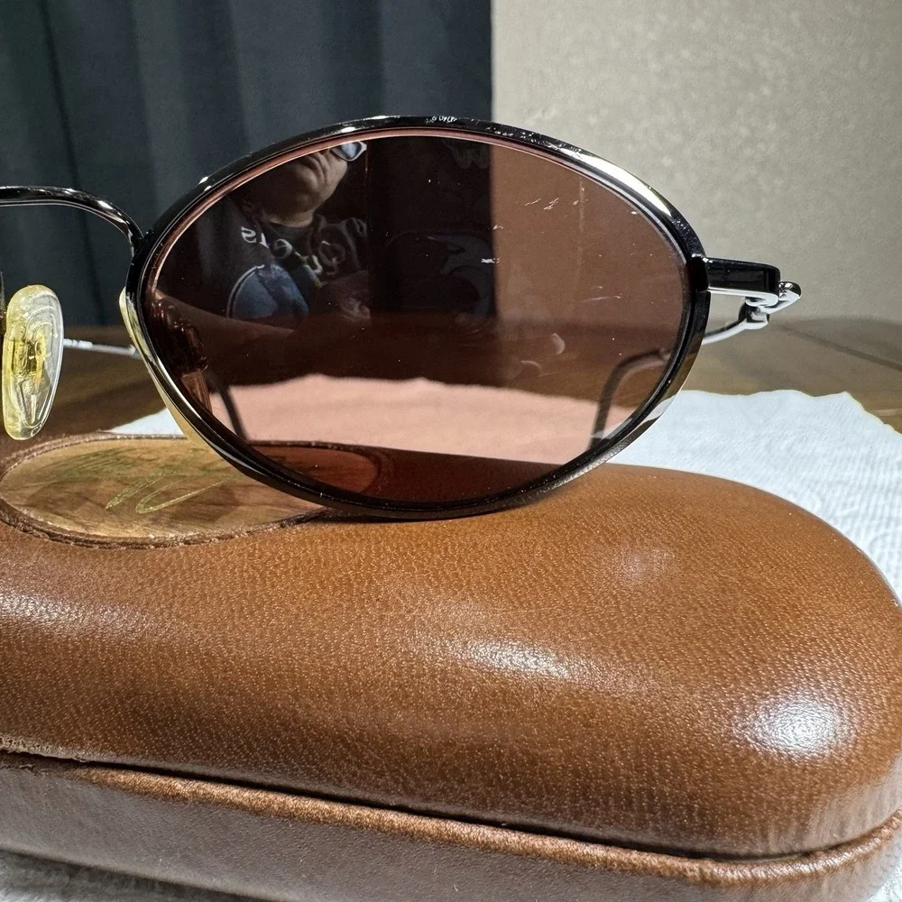 Maui Jim OAHU Flexon MJ-301-02 Gun Metal Gray Sunglasses Made In‎  Japan RARE